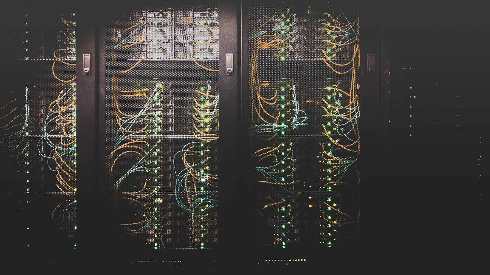 Data center facility with server racks